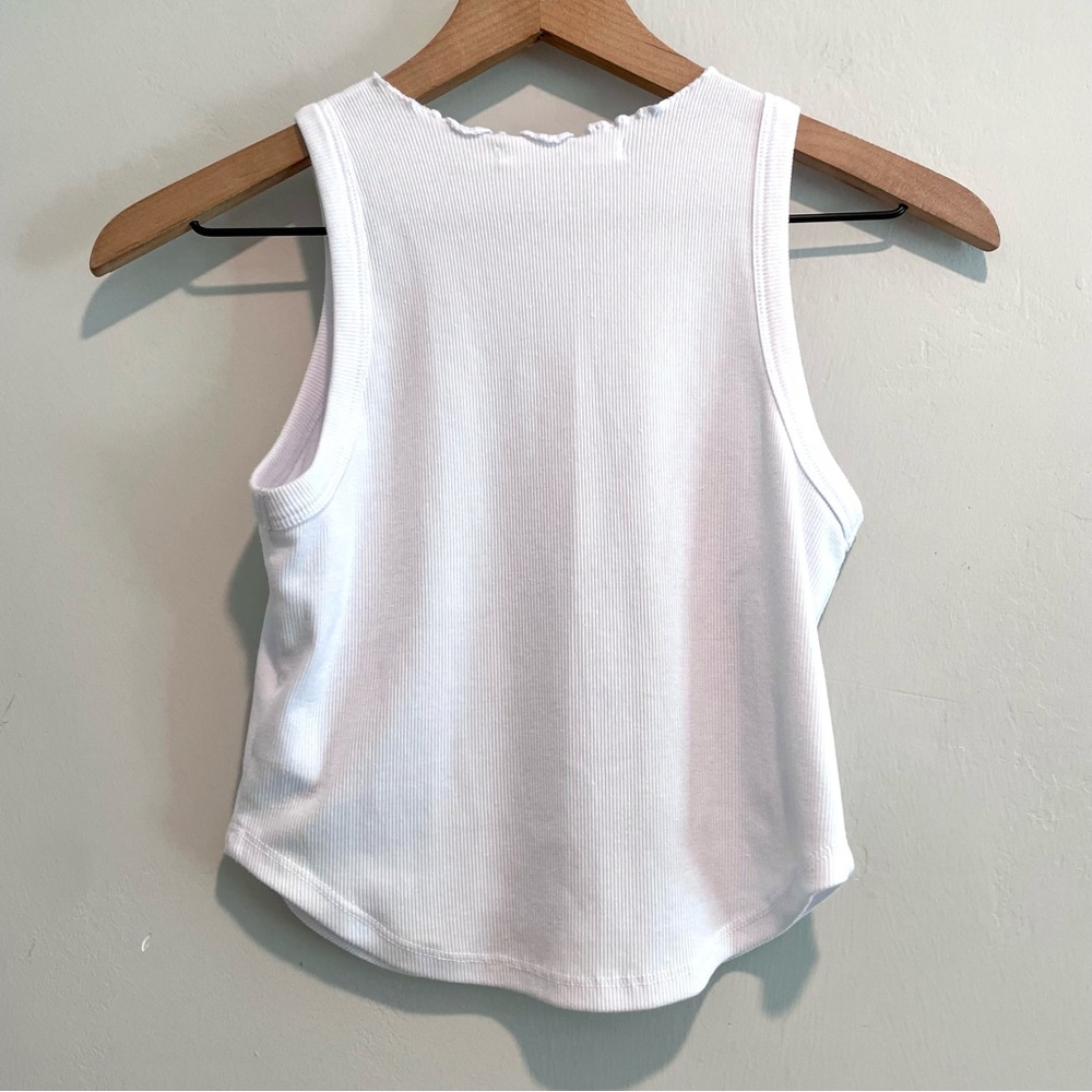 Project Social T Ruffle Neck Ribbed Tank Top - Picture 6 of 9